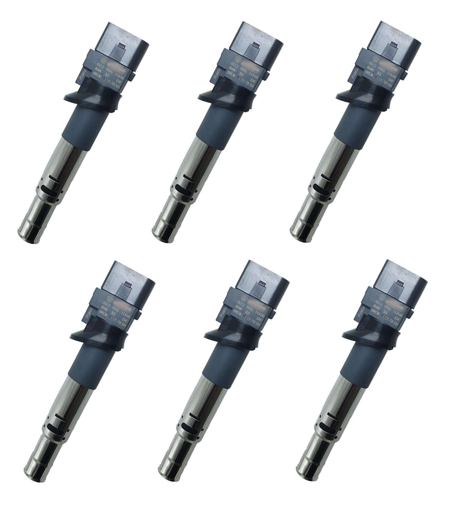 6 x IGNITION COILS for PORSCHE CAYENNE 955 3.2 V6