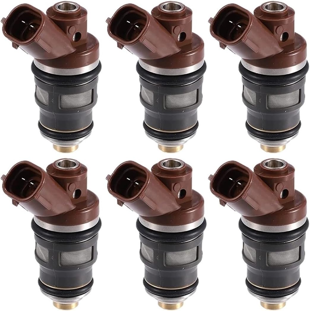 6 800cc FUEL INJECTORS for TOYOTA SUPRA JZA70 1JZGTE 1JZ SIDE FEED