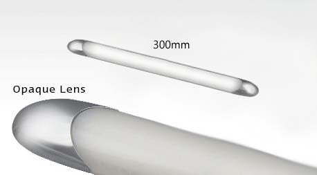 LED Autolamps 1061/OPAQUE 12 Volt Interior Strip Opaque Lens Lamp