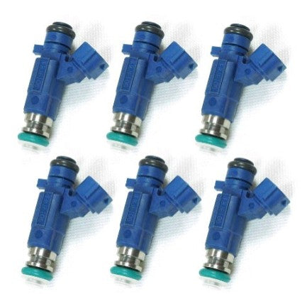 6 1000CC Fuel Injectors for NISSAN SKYLINE R34 RB25DET NEO JECS E85 FLOW MATCHED