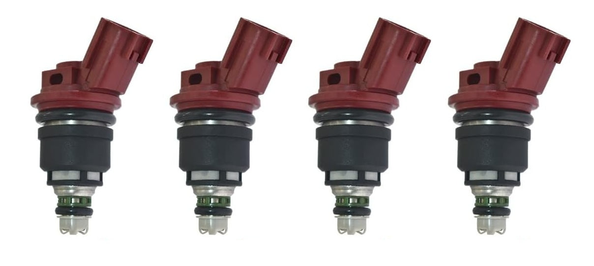 740cc fuel injectors x 4 for SR20DET Side Feed *Matched Set*