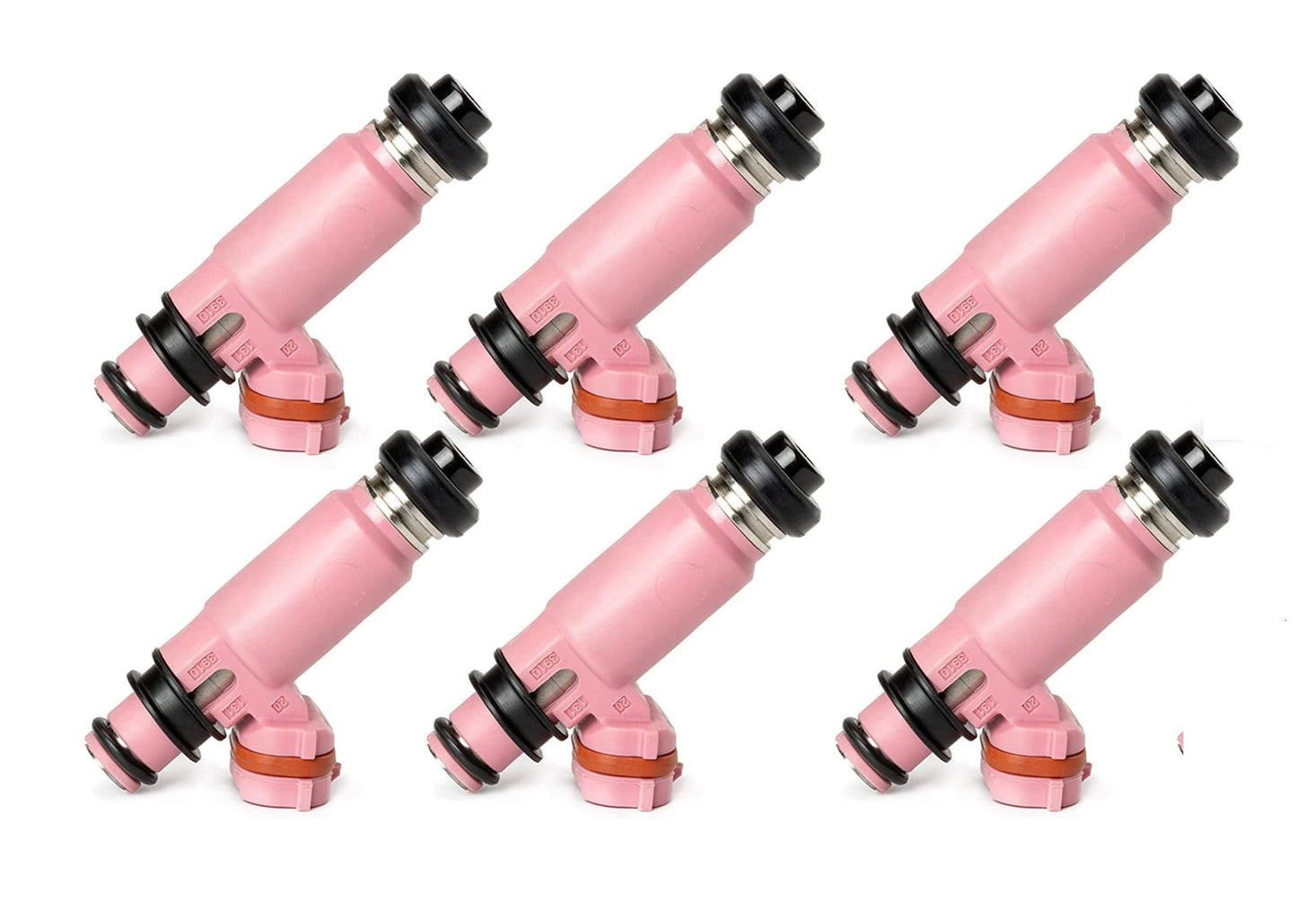 6 STi Pink 550cc 565cc Fuel Injectors for Subaru Mitsubishi Magna v6 Turbo Spec