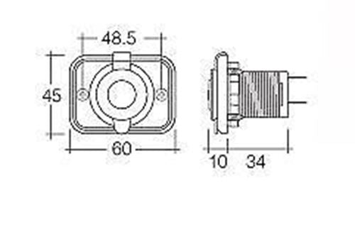 NARVA HEAVY DUTY FLUSH MOUNT DUAL USB CARAVAN 4X4 81134 2.5AMPS IDEAL FOR IPADS