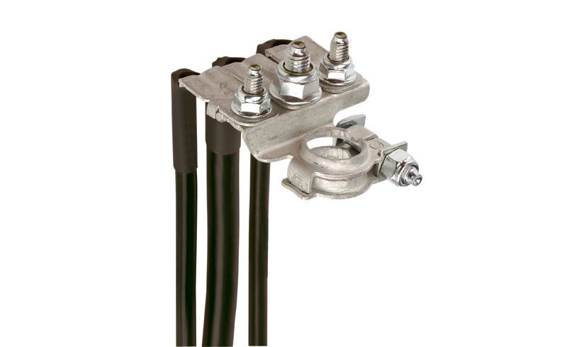 Projecta BT925P1 + BT925N1 Battery Terminal, Dual Batteries, 3 Way Terminals 4x4