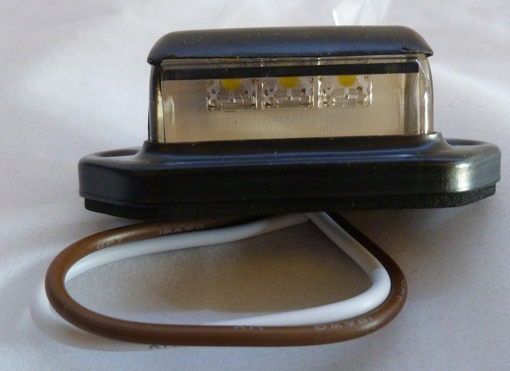 2 x LED Autolamps 235CWSTI12 Stop Tail Indicator 12 Volt + Number Plate Lights
