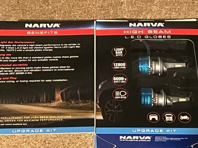 Narva H7 12/24V Gen III High Beam LED Performance Globe Kit
