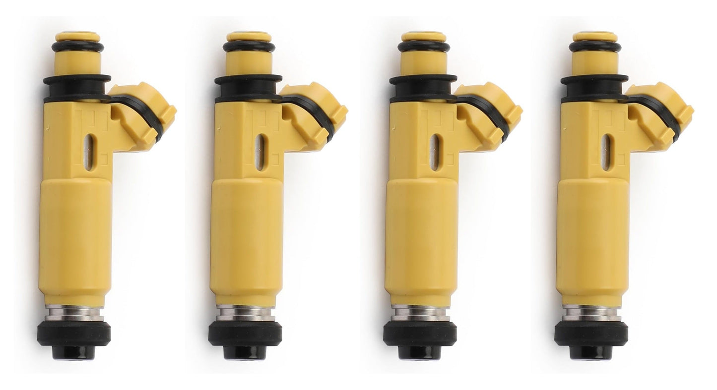 43lb 450cc YELLOW FUEL INJECTORS for MAZDA RX8 MX5 MIATA TURBO 195500-4450