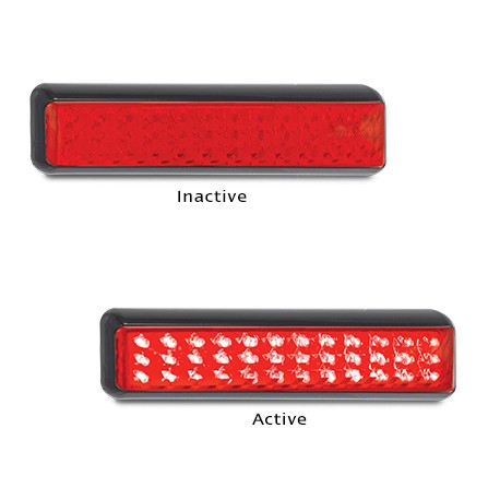 LED Autolamps 200BRM 12-24 Volt Stop / Tail Single Function Lamp