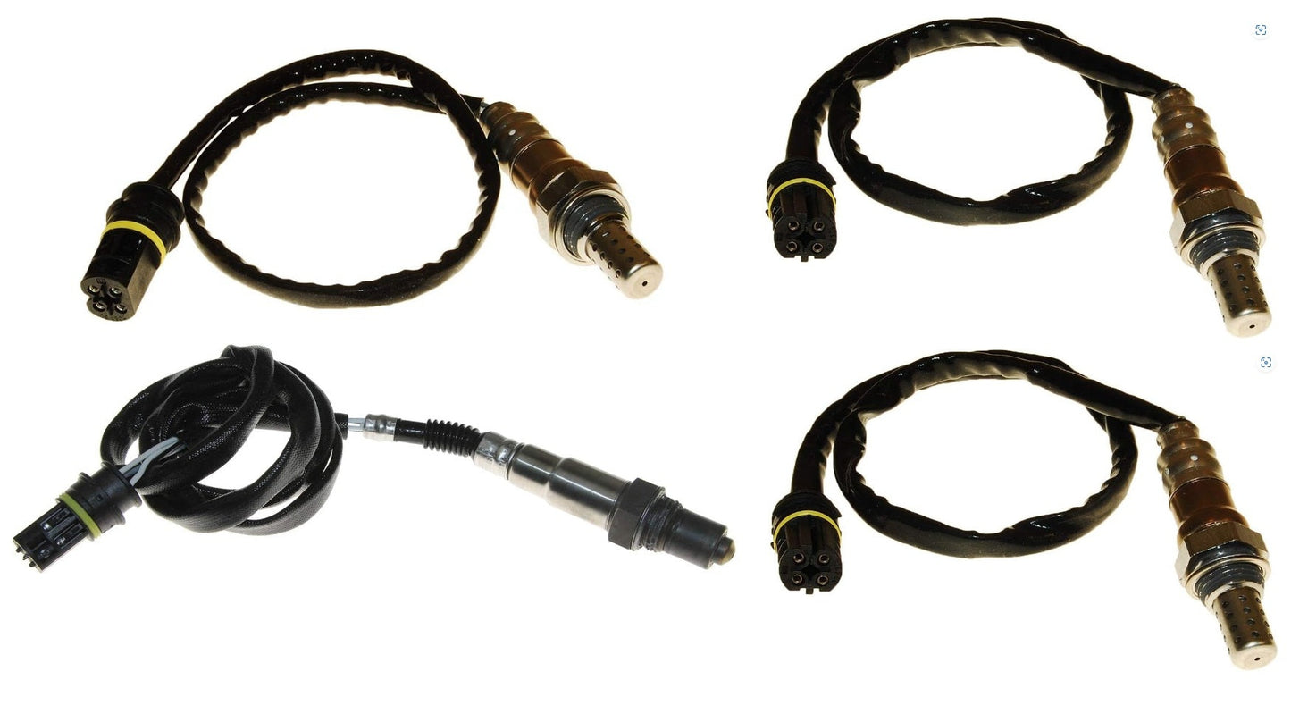 4 x o2 Oxygens Sensor for Mercedes Benz C240 W203 Pre-Cat (Vehicle Kit)