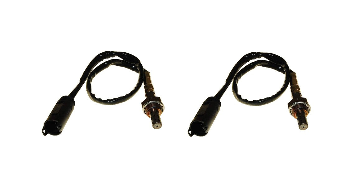 2 x rear oxygen sensor o2 for Bmw E66 745 760 2002 - 2006 Post-cat (pair)