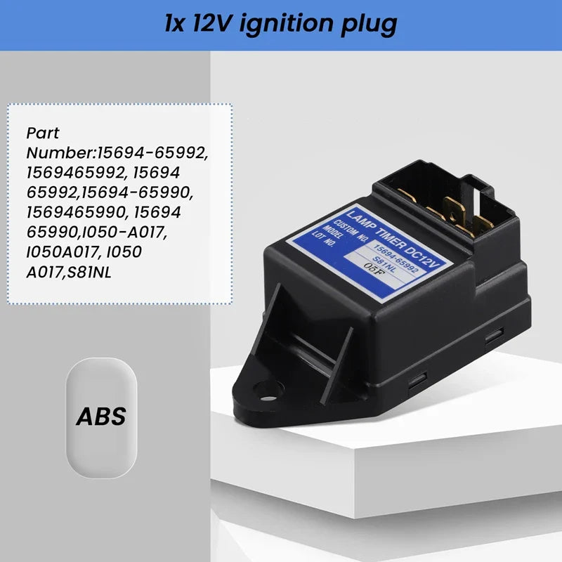 15694-65992 1PCS 12V Glow Plug S81NL Lamp Timer Relay For Kubota 15694-65990