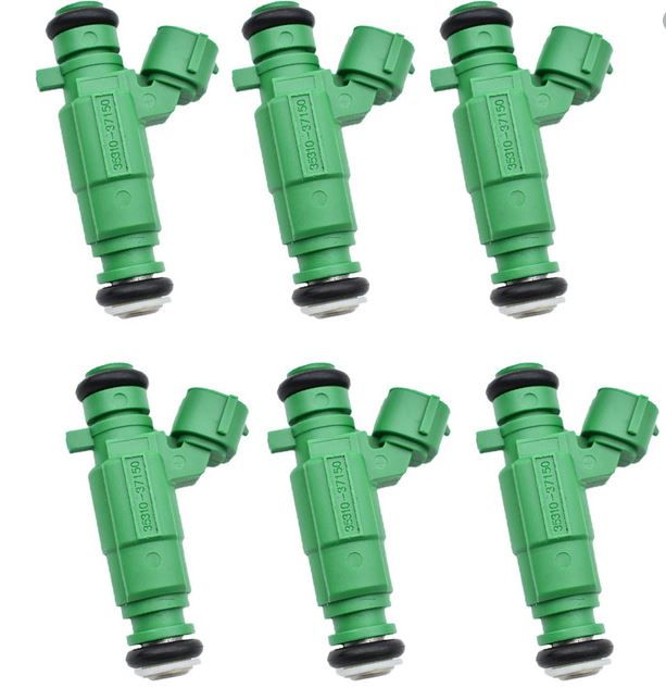 6 x FUEL INJECTORS FOR HYUNDAI SONATA TIBURON SANTA FE INJ592