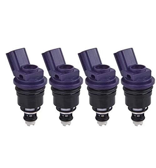 GENUINE 370cc 375cc fuel injectors x 4 for SR20DET SIDE FEED FLOW MATCHED