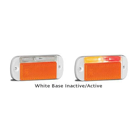 LED Autolamps 44WARMRB 12-24 Volt White Base Side Marker Lamp