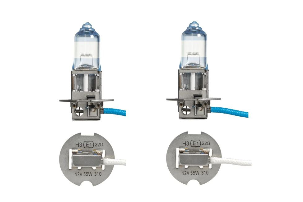 Narva Globes (2pk) H3 Halogen 12v 55w 48531bl2 BLUE - PLUS90