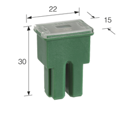 53070BL Narva Female Fuse Link