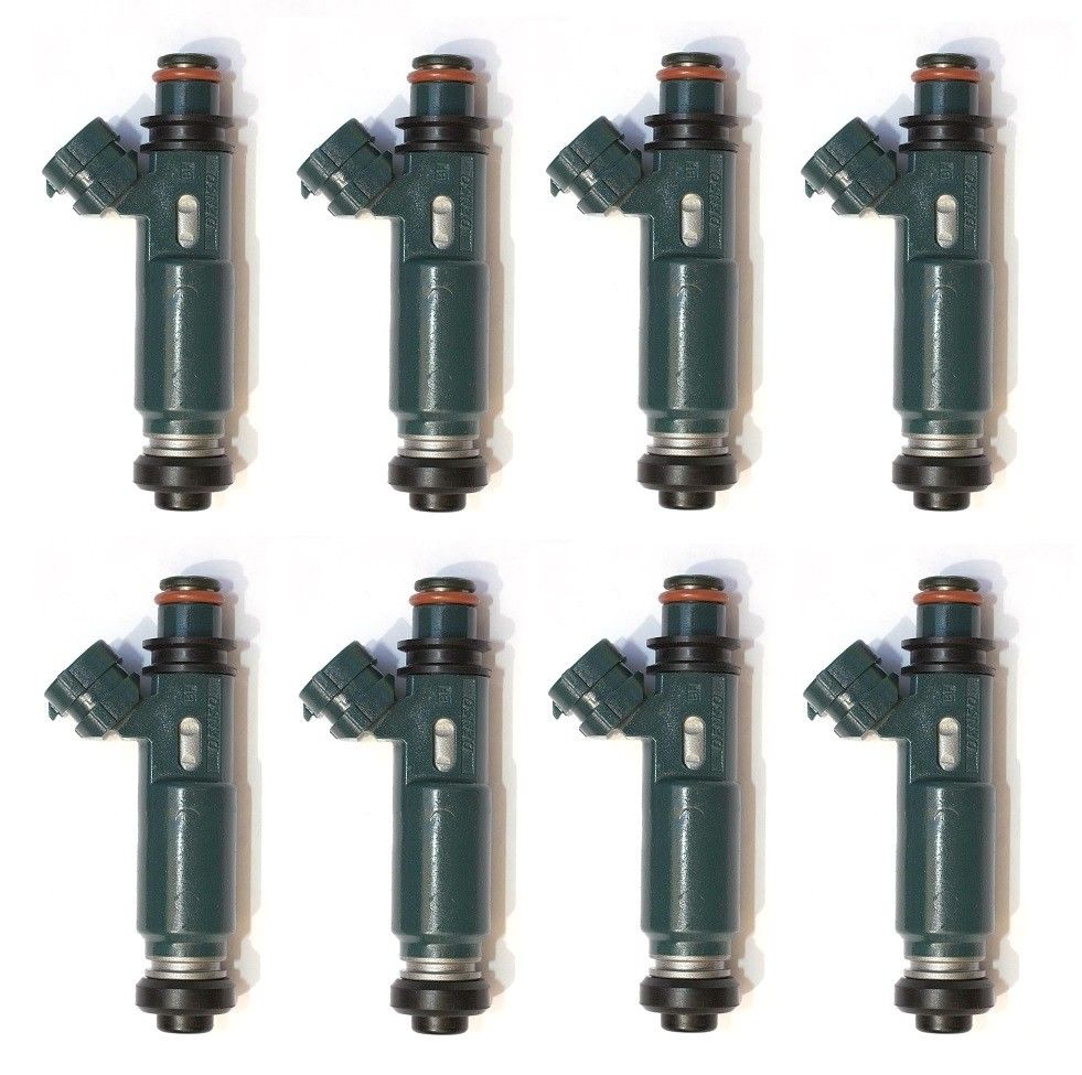 8 x FUEL INJECTORS for LEXUS GX470 LX470 4.7L 2UZFE UZJ100 Genuine 23250-50040