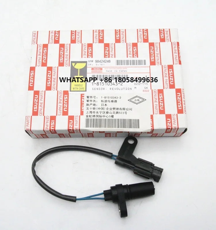 Genuine Engine 6HK1 NPR FSR FRR FVZ 1-81510343-2 1815103432 Control Unit Engine Speed Sensor