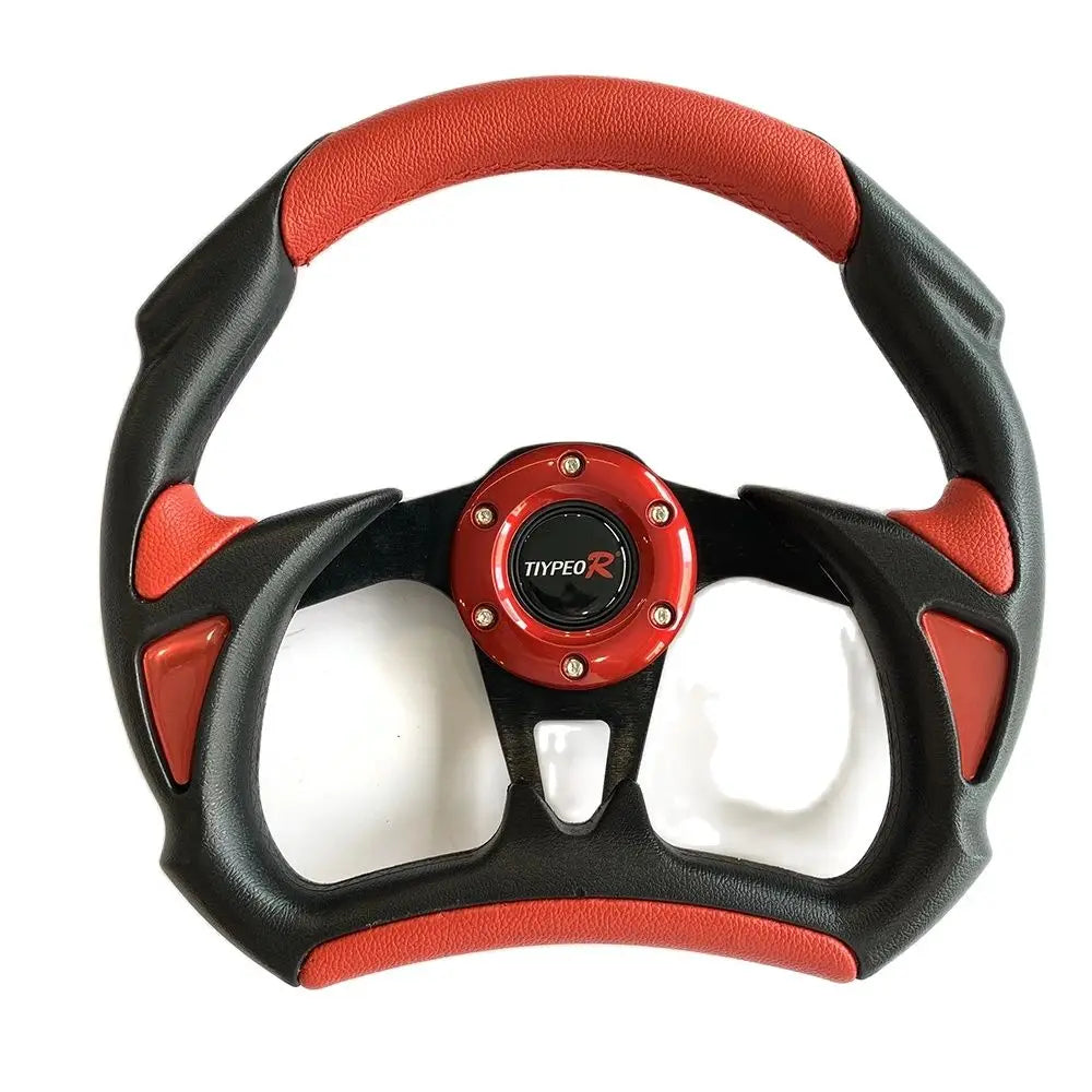 Tiypeor Universal Custom 320mm PVC Sport Racing Drifting Game Simulator Steering Wheel