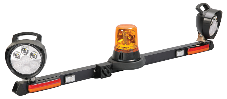 85074 Narva 12 Volt Halogen Rotating Mine Bar - 1.2m with Senator II L.E.D Work