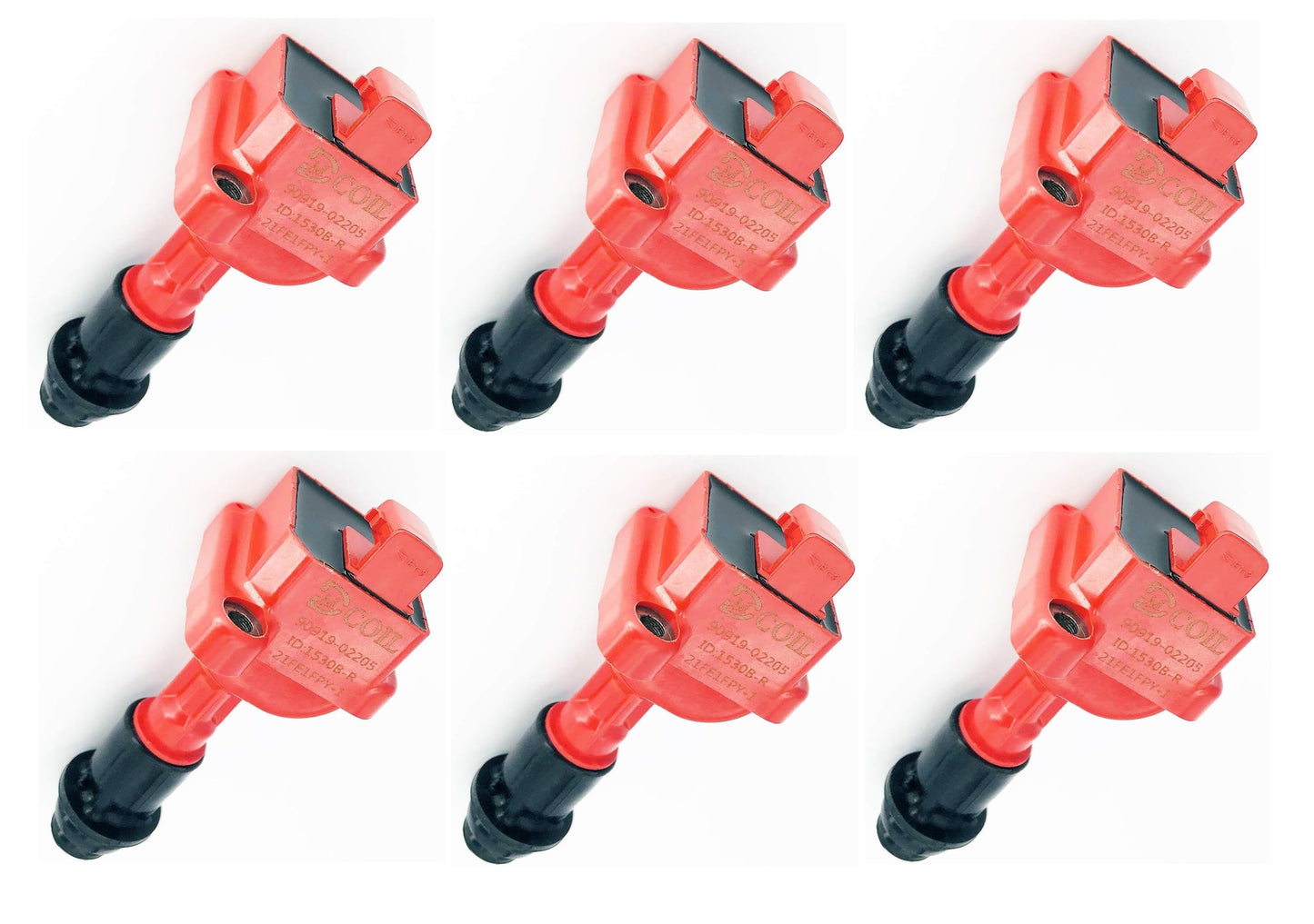 6 IGNITION COILS for SUPRA SOARER 2.5L 3.0L TWIN TURBO JZZ30 JZA80 6 CYL