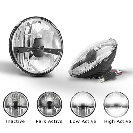 LED Autolamps MC175 7" Head High / Low Beam / Park Lamp