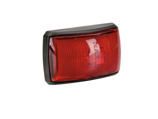 Narva 10-33 Volt L.E.D Rear End Outline Marker Lamp (Red) with Black 91432BL