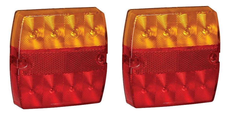 NARVA 12V MODEL 34 LED SLIMLINE STOP/TAIL DIRECTION INDICATOR LAMP (SQUARE) 0.5