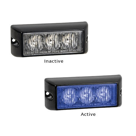 LED Autolamps 93BM 12-24 Volt Blue Emergency Strobe Lamp