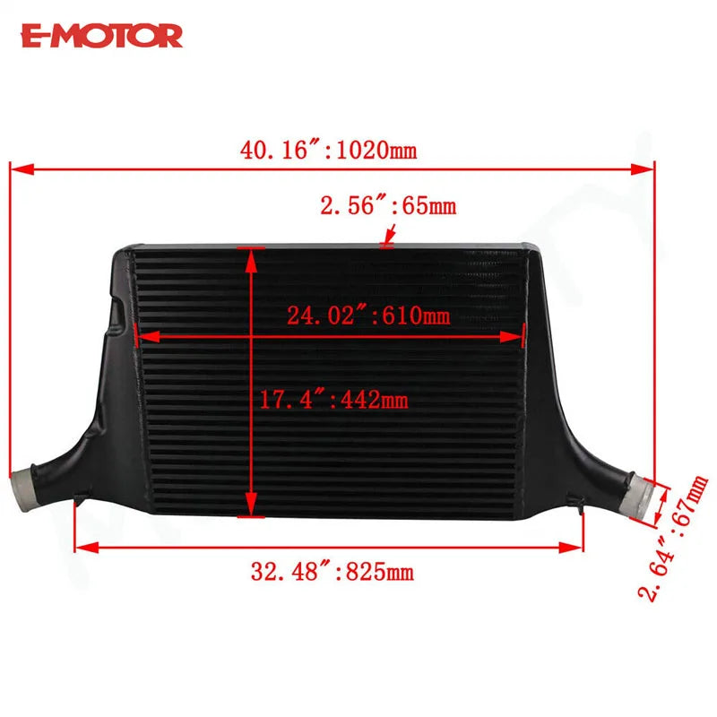 Intercooler For Audi A4 A5 Allroad Sportback B8 B8.5 3.0TDI 2.0TDI 08-16