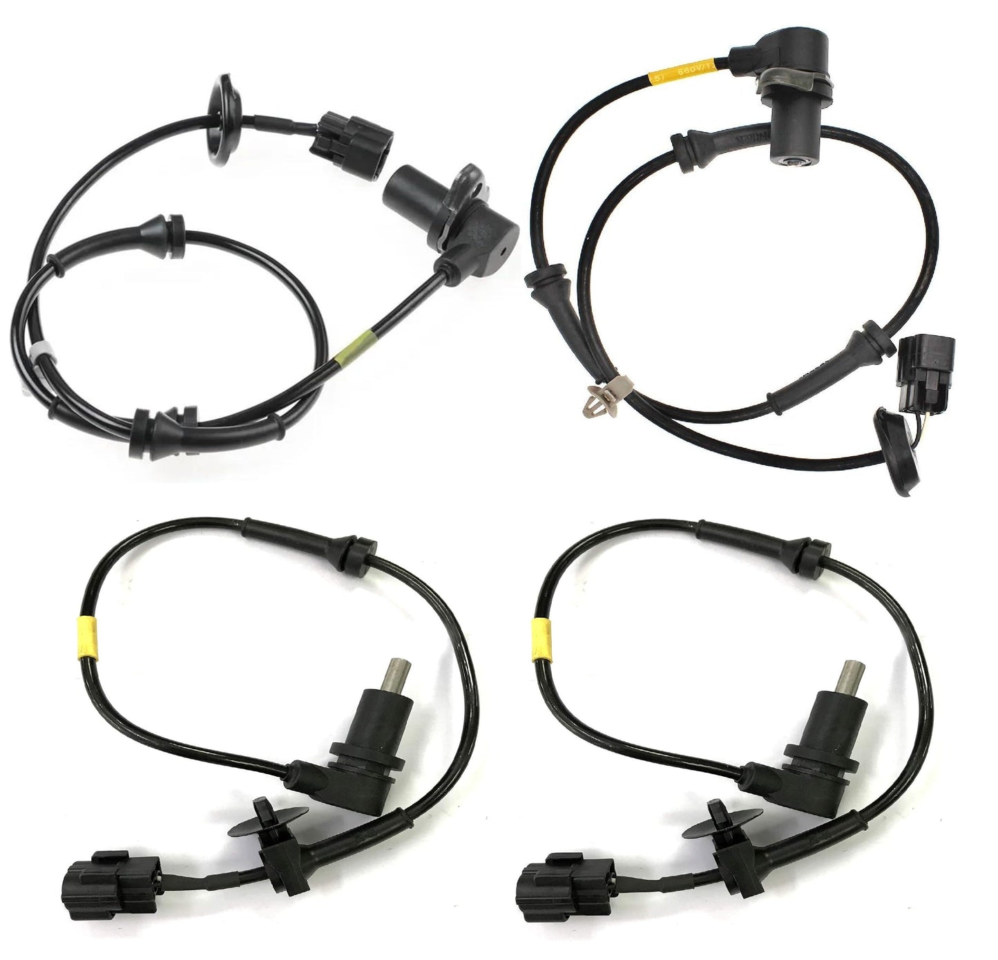 4 x ABS Wheel Speed Sensor for Holden Barina TK 2005 - 2011 1.6