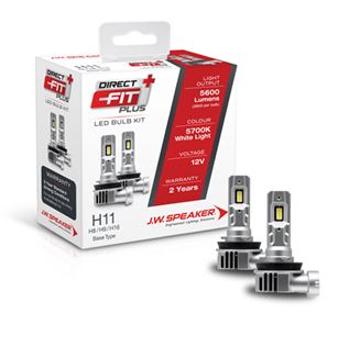 Direct Fit Plus – 12V LED Headlight Bulb Kit – H8 / H9 / H11 / H16 | 5700K White | 2800 Lumens Part #: 999011DFP