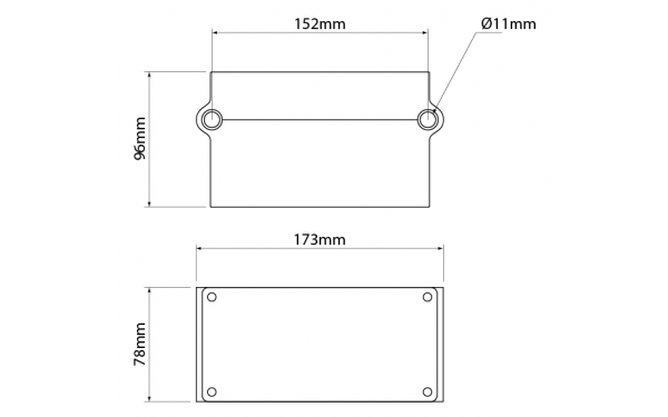IONNIC BBS102 12-24V Heavy Duty Bbs-tek Fixed Volume Alarm
