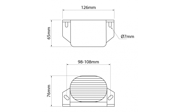IONNIC BBS97SA 12-24V Medium Duty Self Adjusting Bbs-tek Alarm
