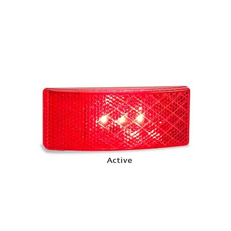 LED Autolamps EU38RMHD 12-24 Volt Rear End Outline Marker Lamp with Inbuilt Refl