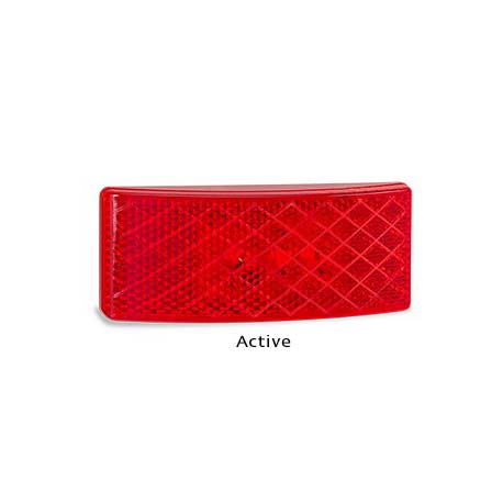 LED Autolamps EU38RMB 12-24 Volt Rear End Outline Marker Lamp with Inbuilt Refle