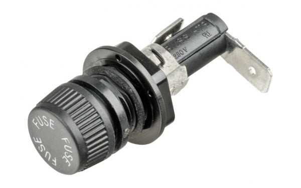 IONNIC FH208 16A Panel Mount (3AG) Glass Fuse Holder