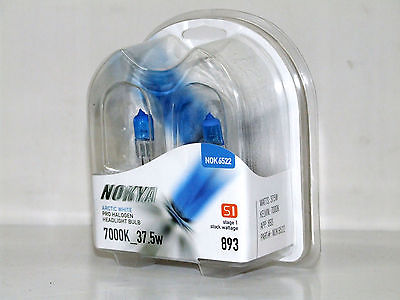 NOK6522 NOKYA USA 893 37.5W Arctic White Stage 1 Halogen Light Bulb Globe