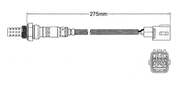 New OEM Quality Post-Cat Oxygen O2 Sensor for Lexus LX570 URJ201 2007+ 5.7L 3UR-FE (LHS)