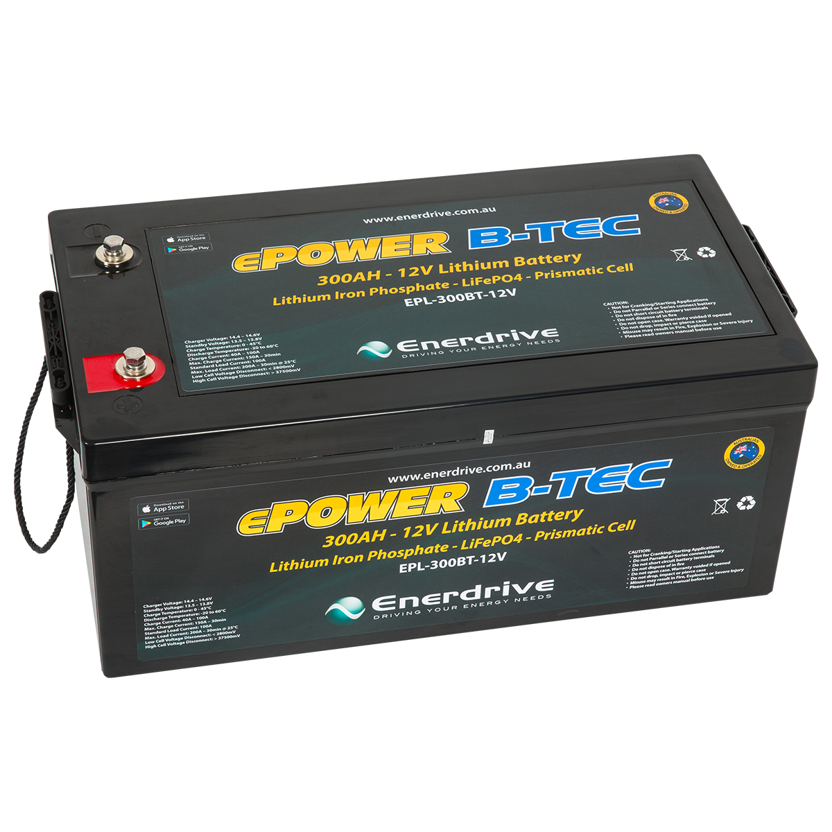 ePOWER B-TEC 12V 300Ah Lithium Battery