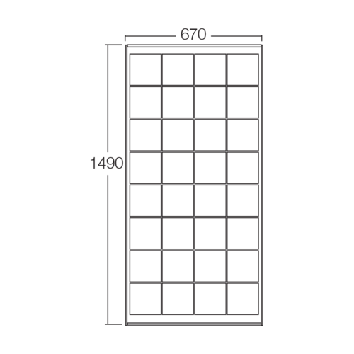 Projecta SPP160-MC4 Polycrystalline 12V 160W Fixed Solar Panel with MC4 Connecto