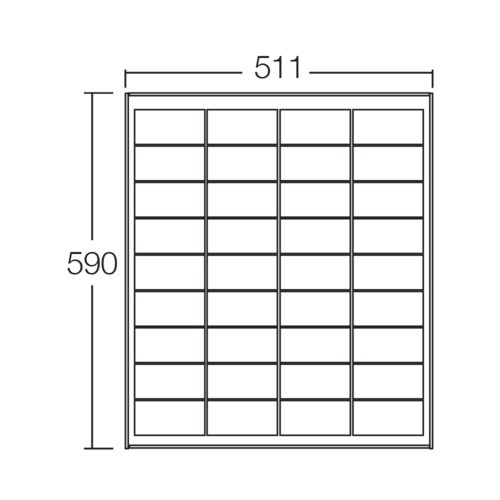 Projecta SPP40 Polycrystalline 12V 40W Fixed Solar Panel