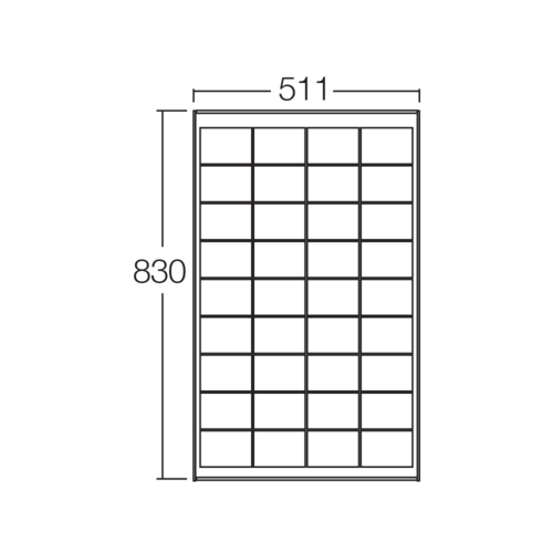 Projecta SPP60 Polycrystalline 12V 60W Fixed Solar Panel