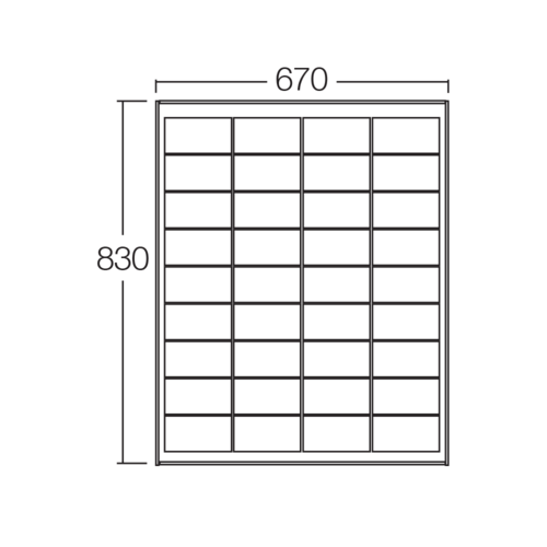 Projecta SPP80 Polycrystalline 12V 80W Fixed Solar Panel