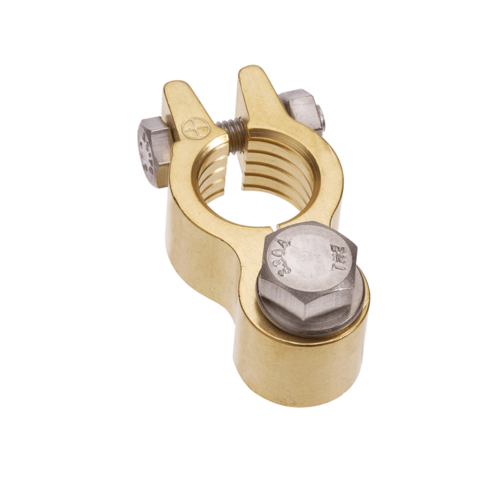 Projecta BT642H-P1 Premium Brass Terminal Positive – Forged Brass Heavy-Duty Bol