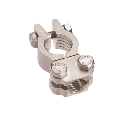 Projecta BT811H-P1 Premium Battery Terminal Positive – Satin Forged Brass Heavy-