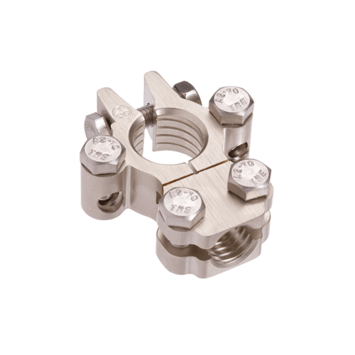 Projecta BT820H-P1 Premium Battery Terminal Positive – Satin Forged Brass Heavy-