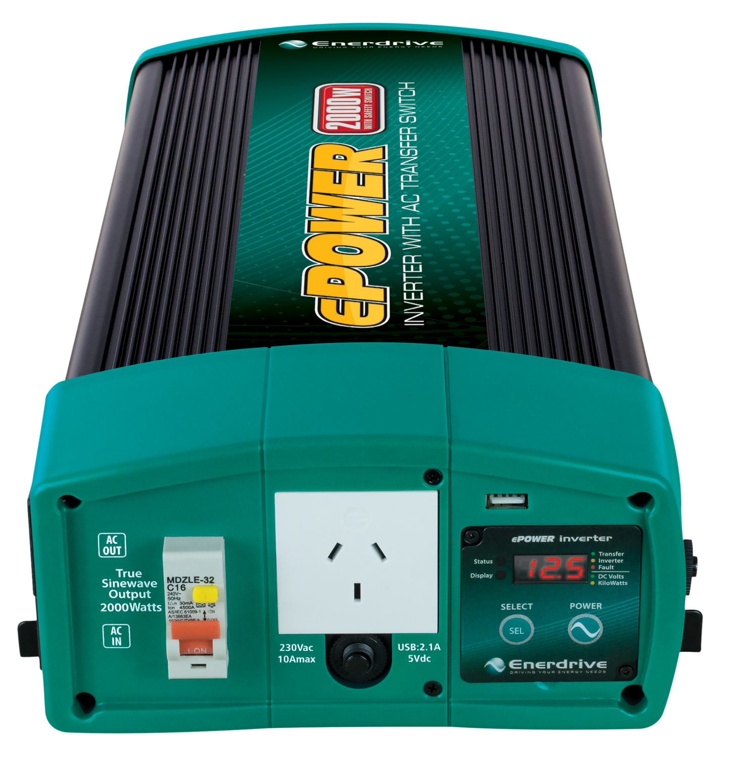 ENERDRIVE ePOWER 2000W True Sine Wave Inverter with AC Switch EN1120SX