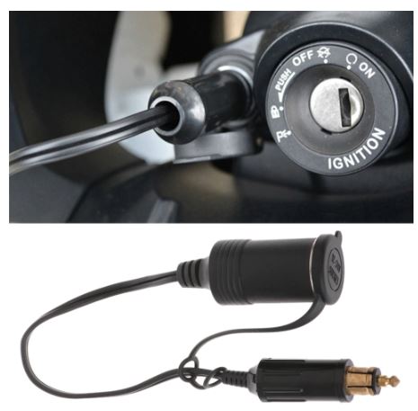 Plug For BMW Hella Motorcycle Charger Socket Outlet Convert to Car Cigarette Lig