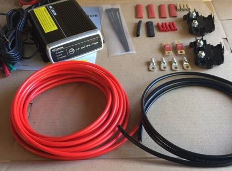 PROJECTA IDC25 DUAL BATTERY SYSTEM DC TO DC CHARGER + Car Install Kit